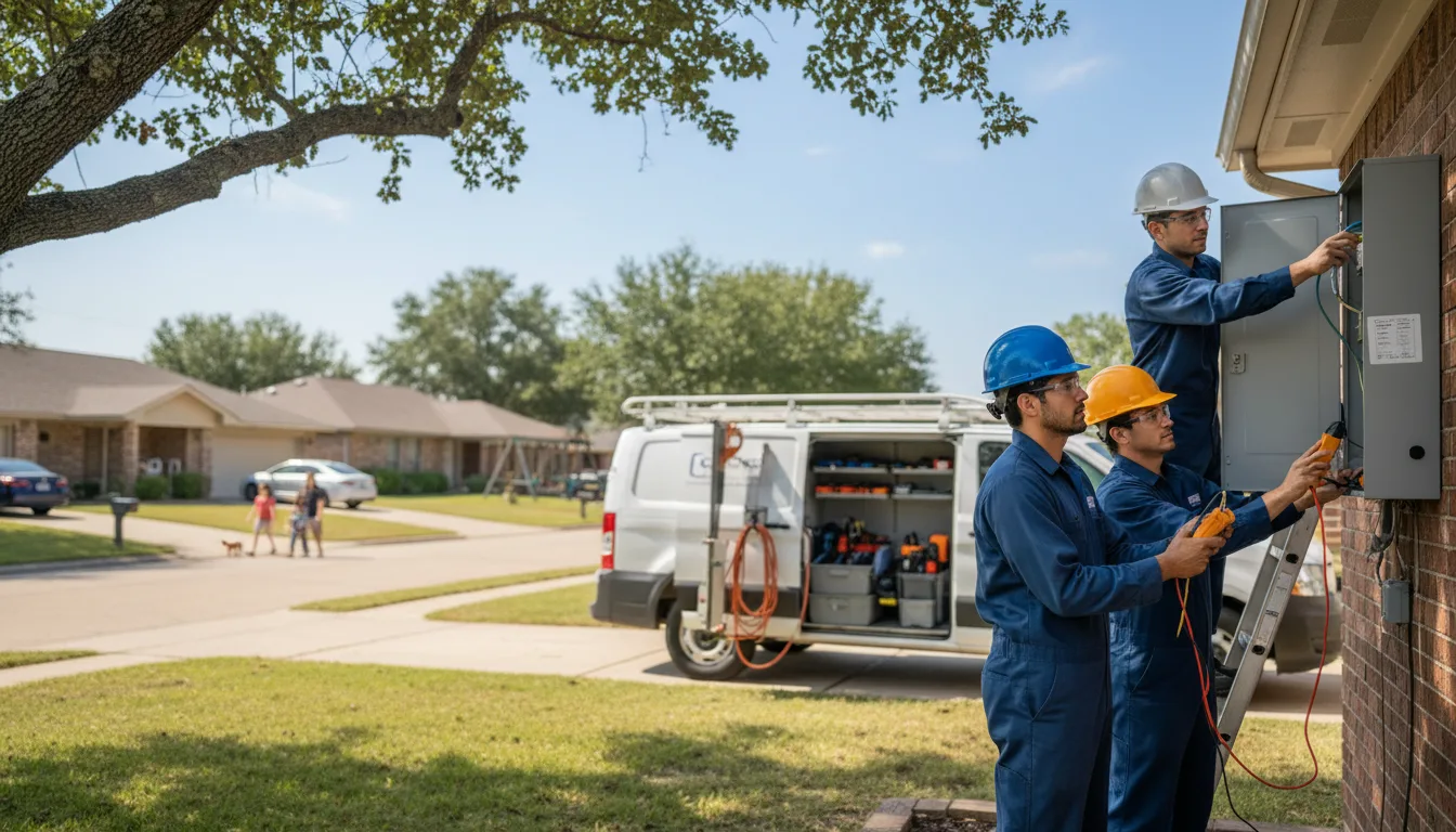 Certified electrician providing emergency electrical services in Rossville, IL